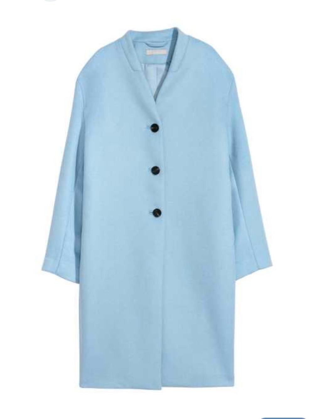 H&M Light Blue Pea Coat